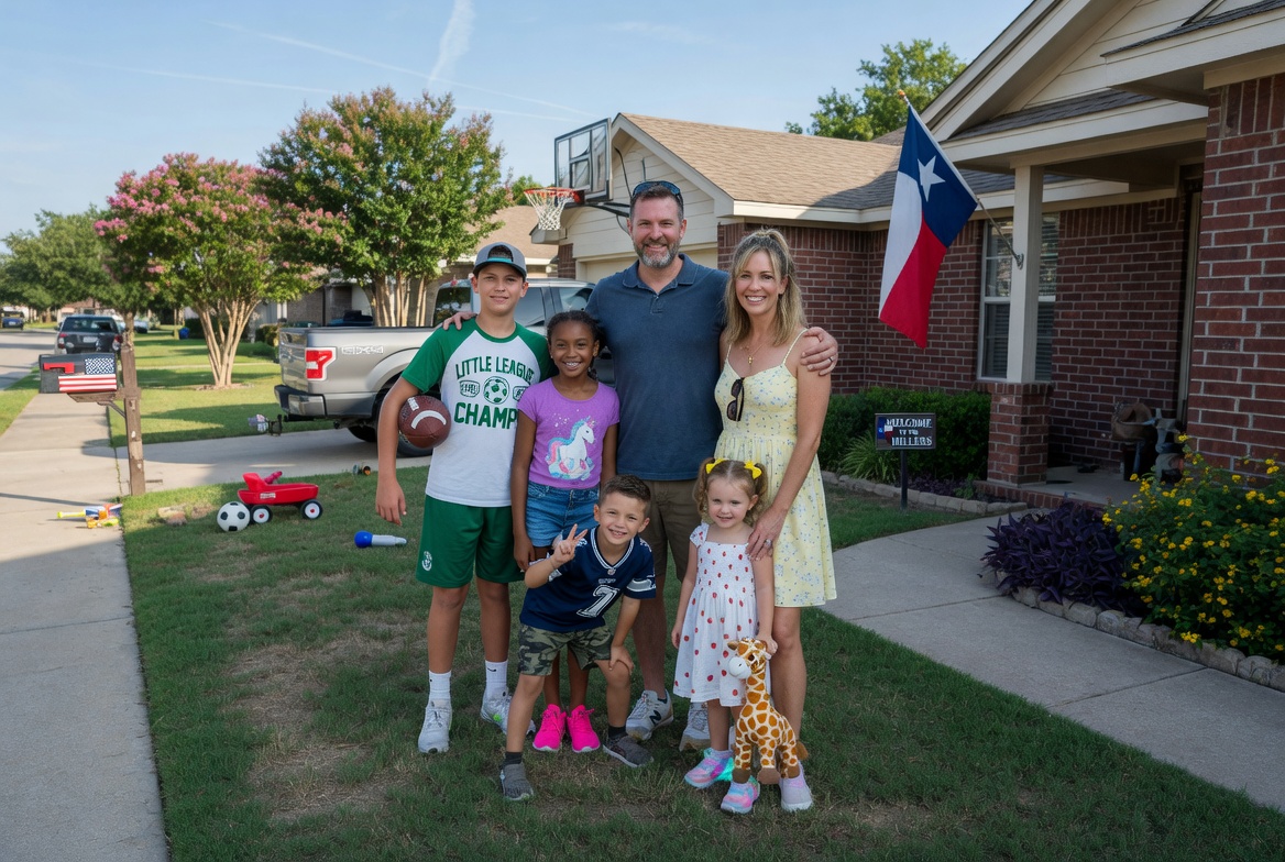 Mike Reyes and family — owners of Fulcrum Handyman